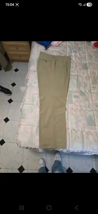 Traje de hombre beige