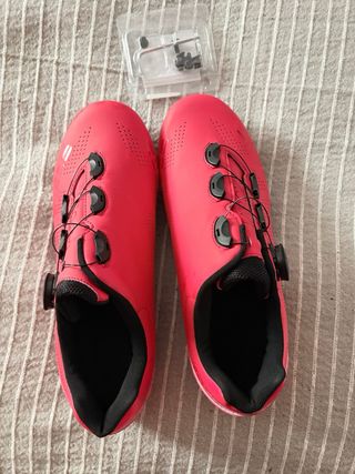 Zapatillas Ciclismo MTB Rojas Talla 42