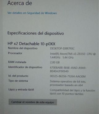 HP Desmontable Negro/Plateado