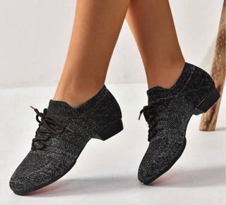 Zapatos de Baile Brillantes Ligeros Flexibles