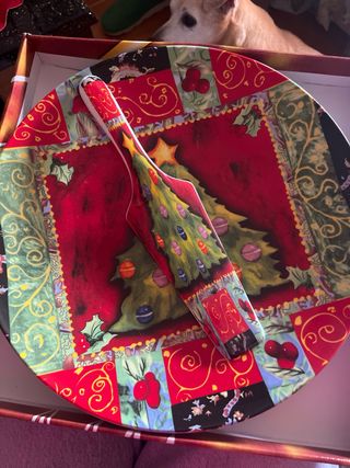 Piatto decorativo albero di Natale