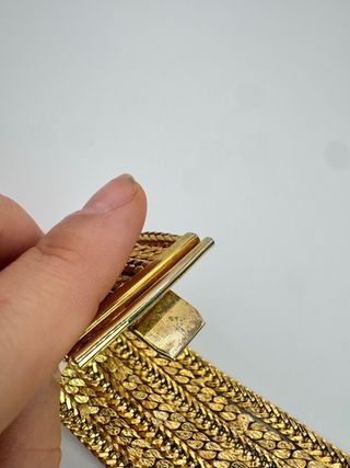 Braccialetto vintage donna placcato oro