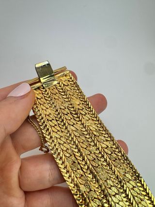 Braccialetto vintage donna placcato oro