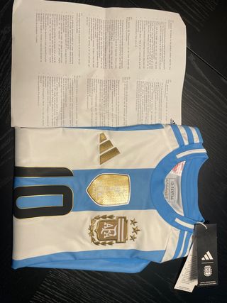 Camiseta Argentina Messi Niño 164 nueva y original