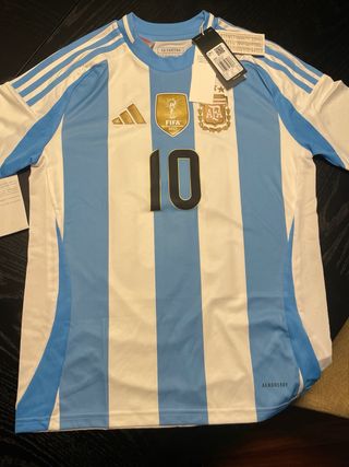 Camiseta Argentina Messi Niño 164 nueva y original