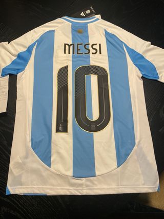 Camiseta Argentina Messi Niño 164 nueva y original