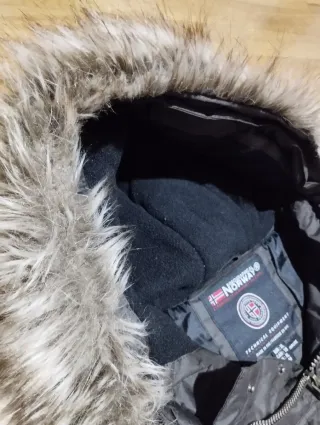 Anorak  Geographical Norway Marrón con Capucha