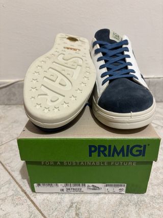 Primigi Sneakers Bianche e Blu - Taglia 40 nuove