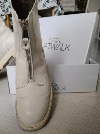 Stivaletti bianchi donna