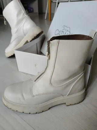 Stivaletti bianchi donna