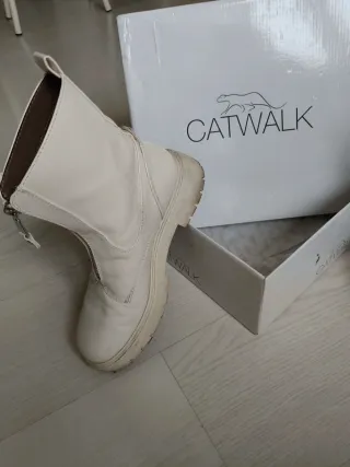 Stivaletti bianchi donna