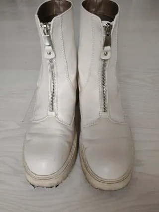 Stivaletti bianchi donna