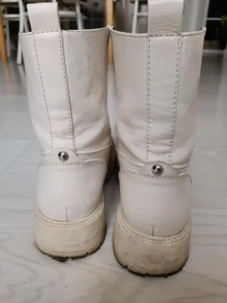 Stivaletti bianchi donna