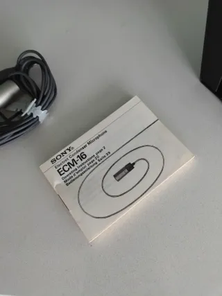 Micrófono Sony EMC-16 Electret Condenser