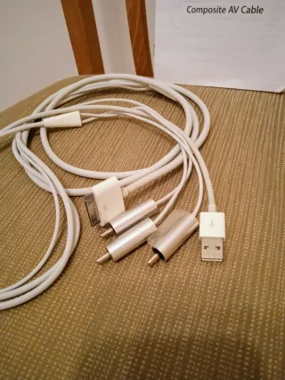 Cable Conexión AV Compuesto Apple