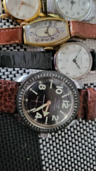 Lote de relojes varios carga manual funcionan