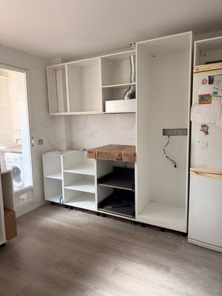 reforma de cocina en general  alicatado carpintero