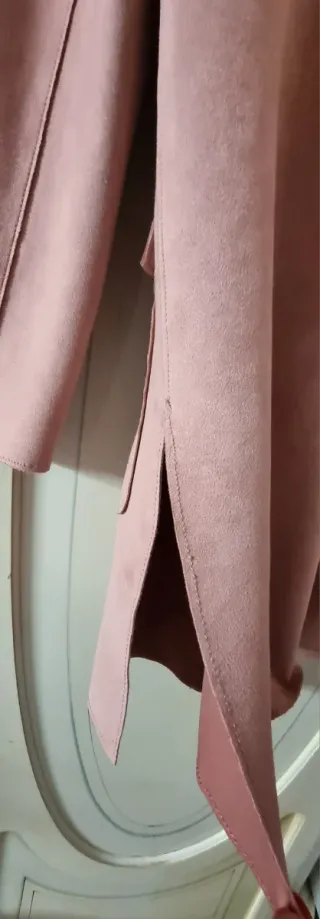 Cappotto rosa Bershka