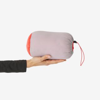 Plumífero de montaña y trekking con capucha Mujer Forclaz