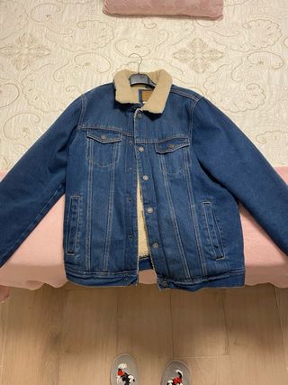 Chaqueta vaquera borrego