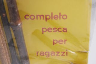 Rarissimo set pesca anni '60 Il Boy Scout