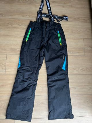 Pantalón esquí niño Brugi con tirantes