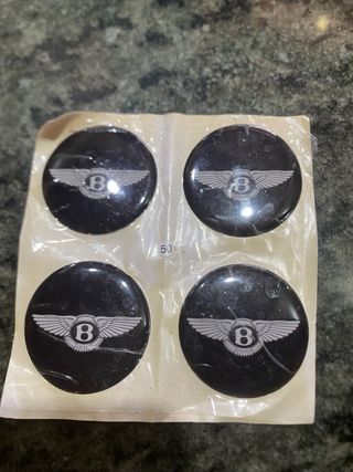 4 Pegatinas extrafuerte tapabujes Bentley