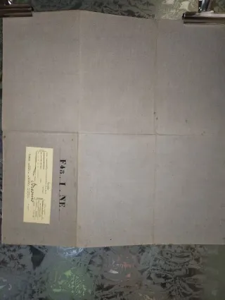 Antica Cartina telata Breonio 1:25.000