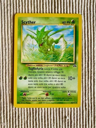 6 Carte Pokémon Neo Discovery (1 Rara)