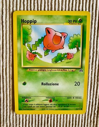 6 Carte Pokémon Neo Discovery (1 Rara)