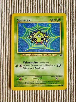 6 Carte Pokémon Neo Discovery (1 Rara)