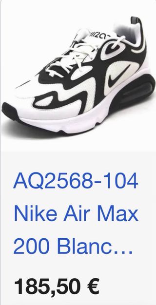 Zapatillas Nike Air Max 200 Talla 39