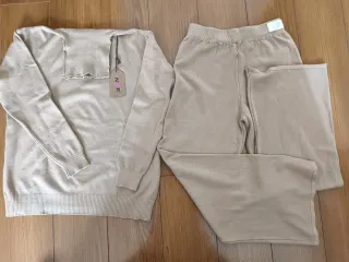 Conjunto mujer beige talla única