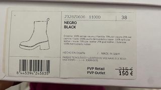 Botas Bimba y Lola Piel Ante Negras