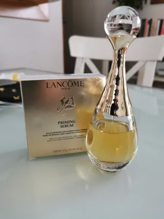 Lancôme Priming Serum y Perfume