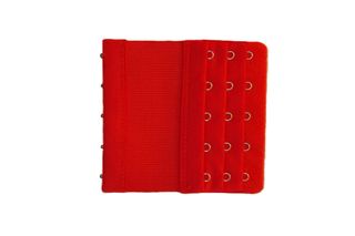 Sujetador de encaje bustier rojo