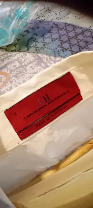 Camisa Carolina Herrera Blanca Mujer