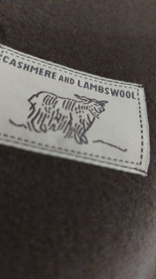 Abrigo largo lana cashemere marrón