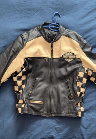 Chaqueta de cuero Harley-Davidson Moto Talla L