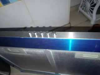 Campana extractora azul