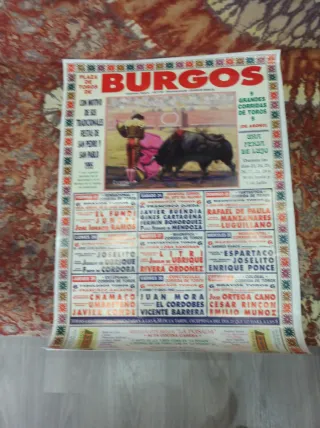 Carteles Corridas de Toros Burgos 1995