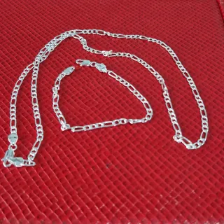 Cadena y pulsera de plata