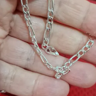 Cadena y pulsera de plata
