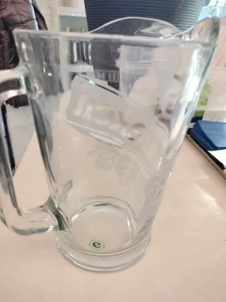 Brocca Heineken in Vetro Trasparente