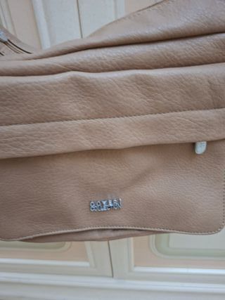 Borsa tracolla lunga Coveri Collection beige