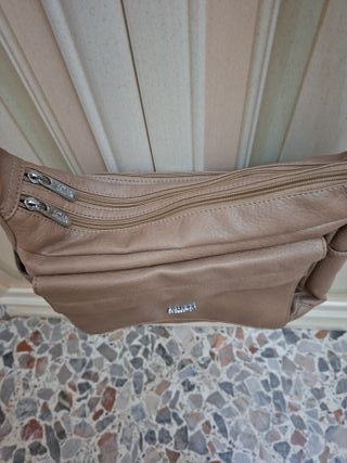 Borsa tracolla lunga Coveri Collection beige