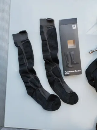 2 PARES CALCETINES BMW THERMO GRIS 42-44