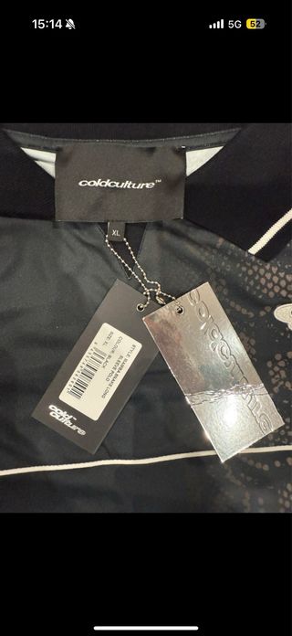 Camisa Coldculture manga larga Negra