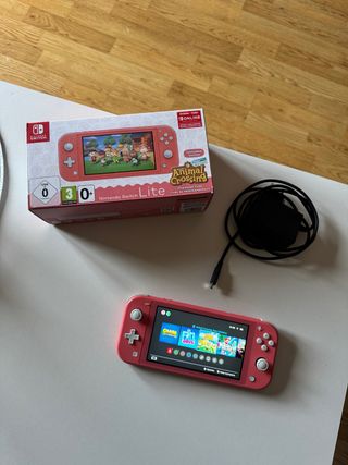 Nintendo Switch Lite Rosa Animal Crossing