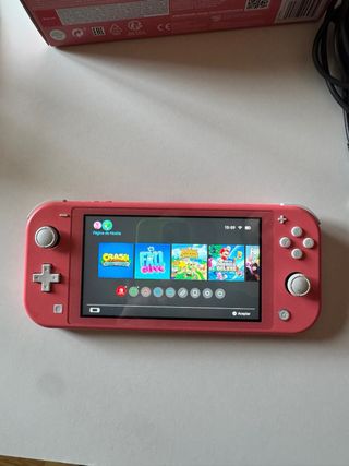 Nintendo Switch Lite Rosa Animal Crossing